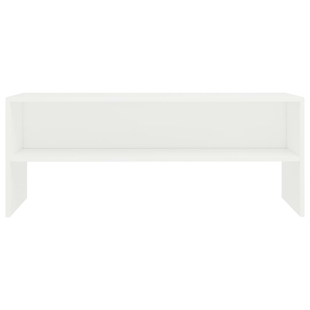 vidaXL TV Cabinet White 100x40x40 cm Engineered Wood