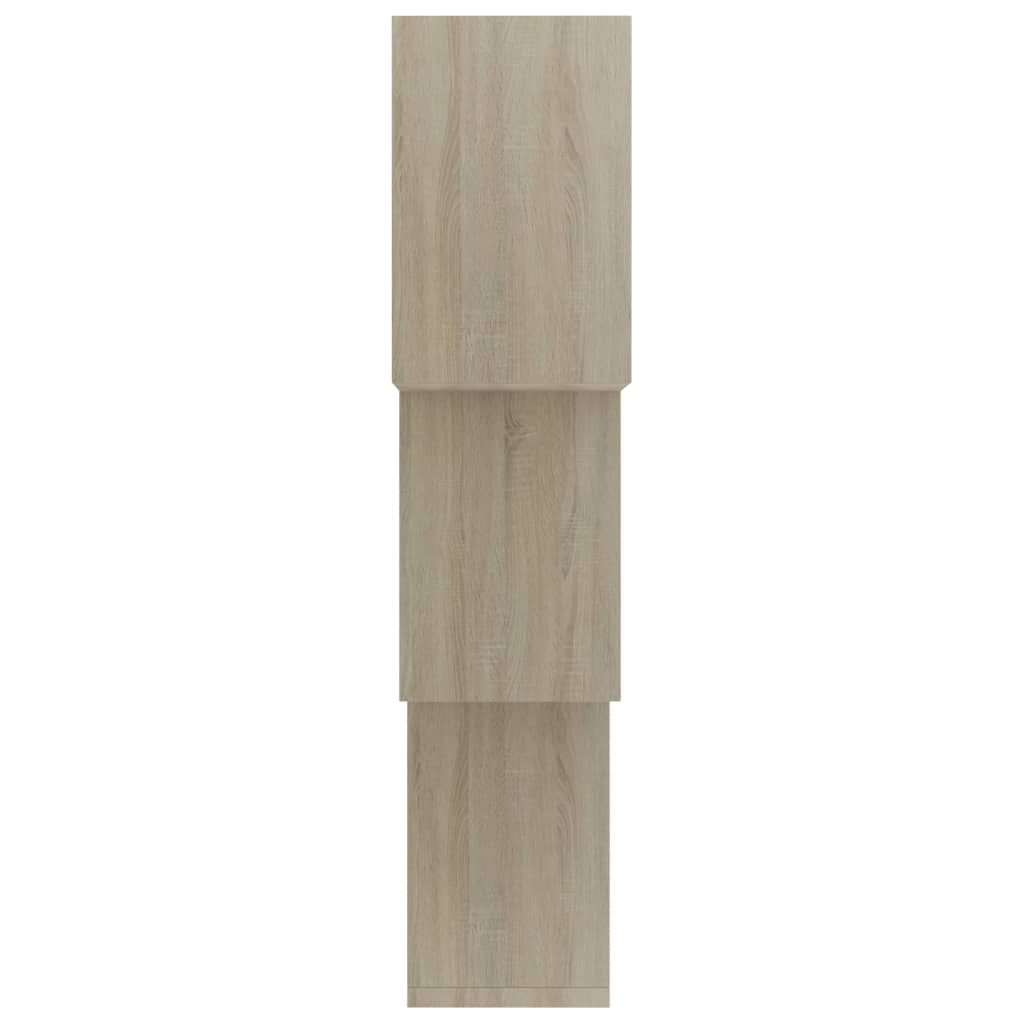 vidaXL Cube Wall Shelves Sonoma Oak 68x15x68 cm Engineered Wood