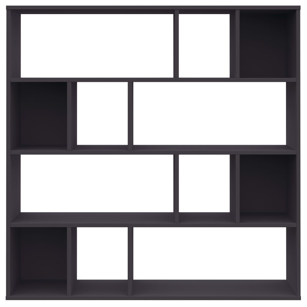 vidaXL Room Divider/Book Cabinet Grey 110x24x110 cm Engineered Wood