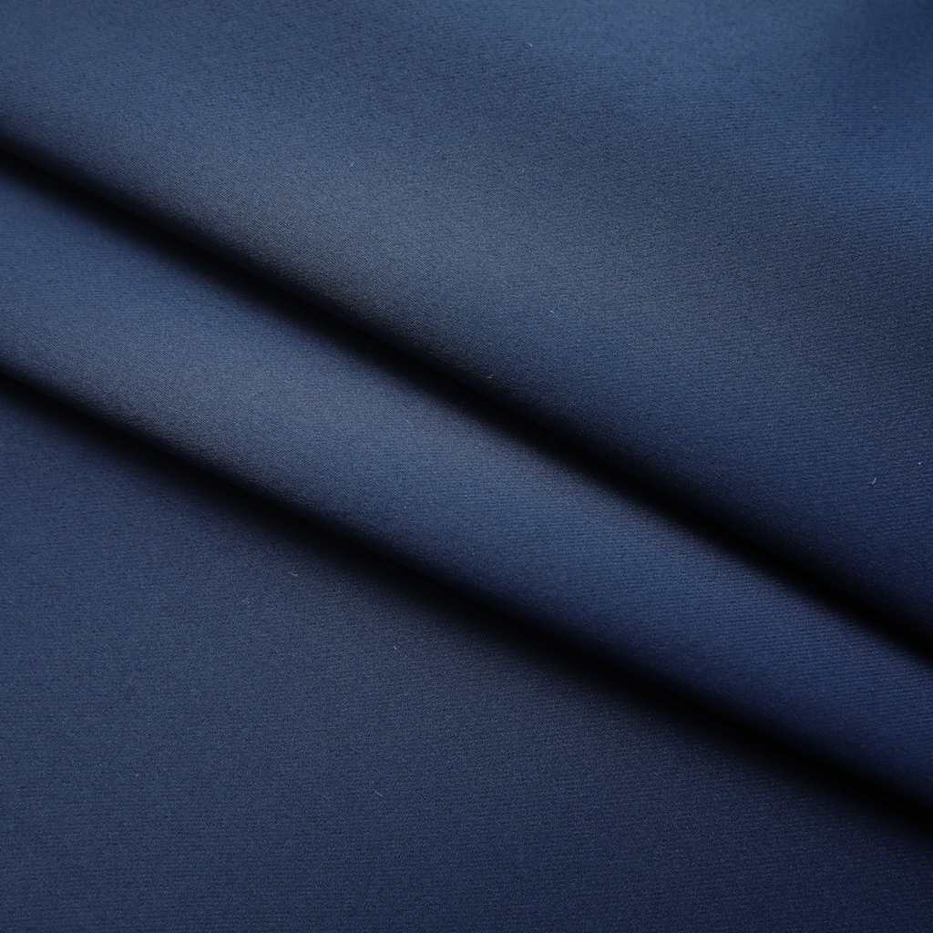 vidaXL Blackout Curtains with Hooks 2 pcs Blue 140x245 cm