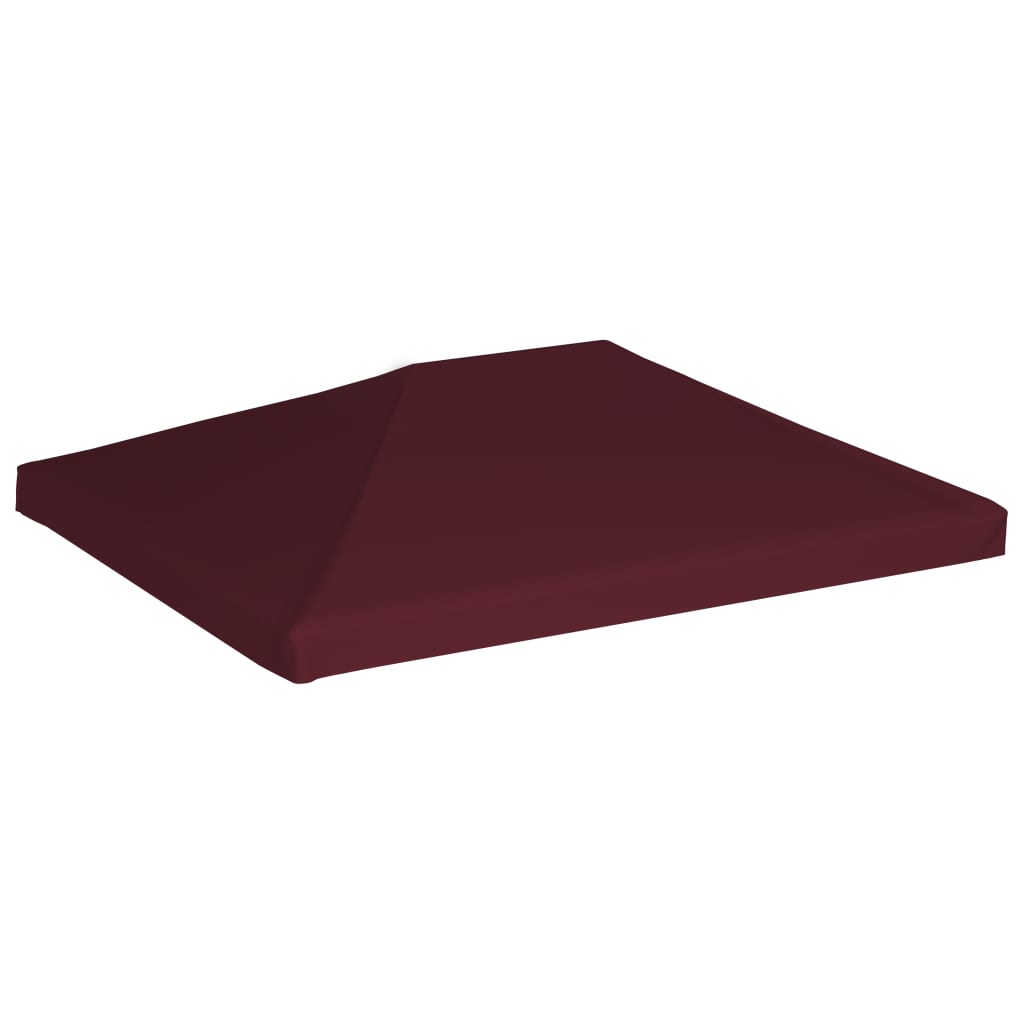 vidaXL Gazebo Top Cover 310 g/m² 3x4 m Bordeaux