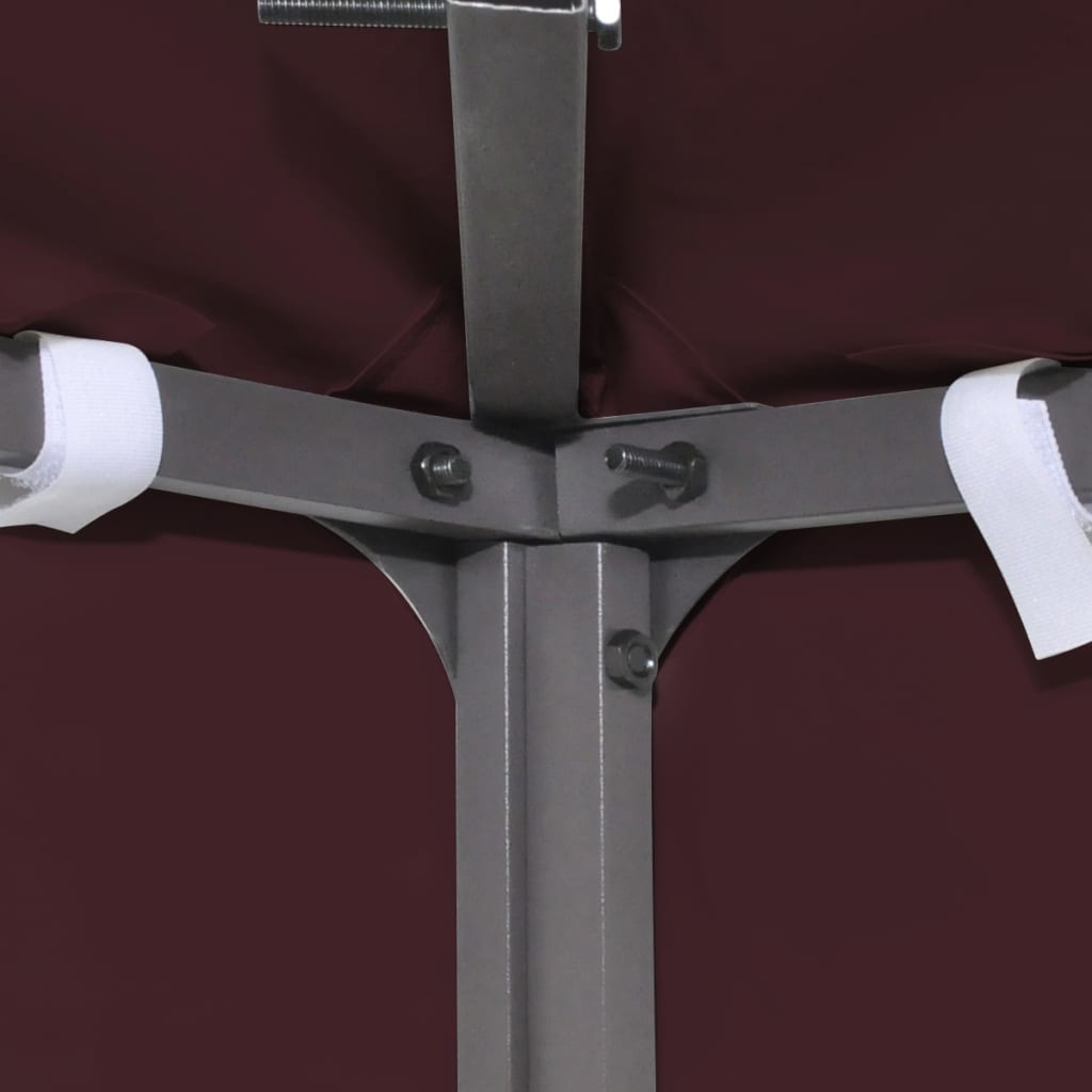vidaXL Gazebo Top Cover 310 g/m² 3x4 m Bordeaux