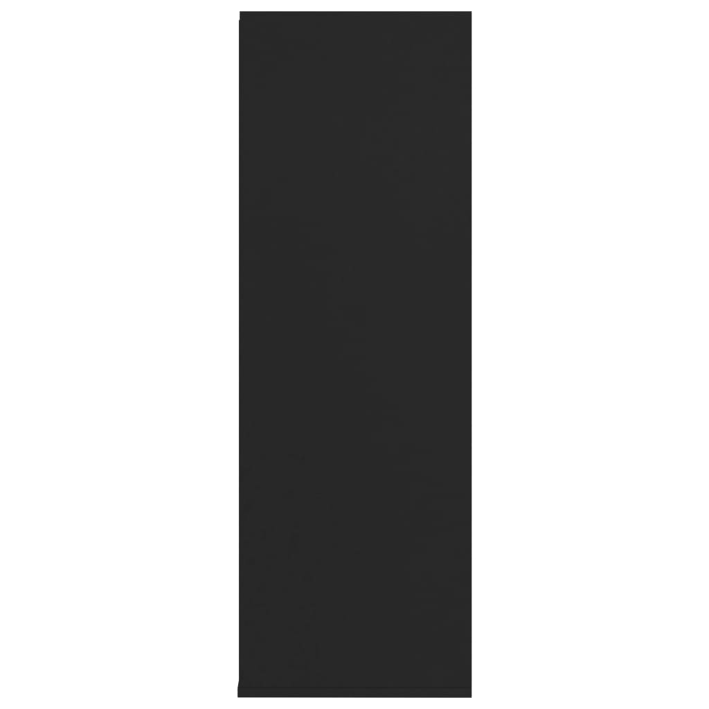 vidaXL Shoe Rack Black 54x34x100.5 cm Engineered Wood