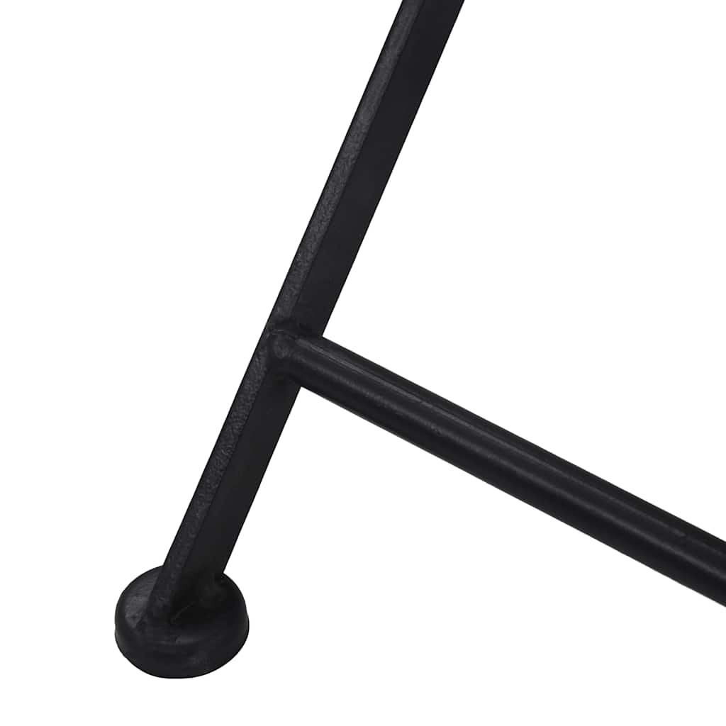 vidaXL Mosaic Bistro Chairs 2 pcs Grey