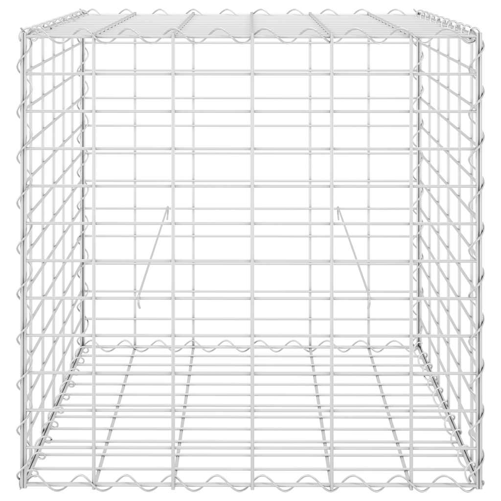 vidaXL Cube Gabion Raised Bed Steel Wire 60x60x60 cm