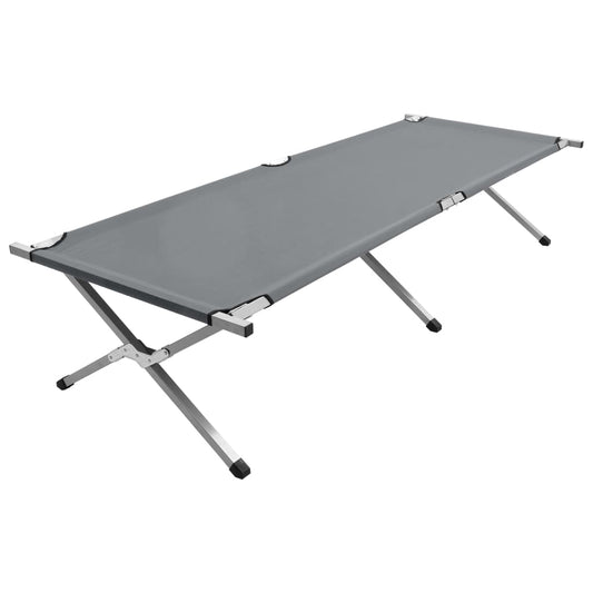 vidaXL Camping Bed 210x80x48 cm XXL Grey