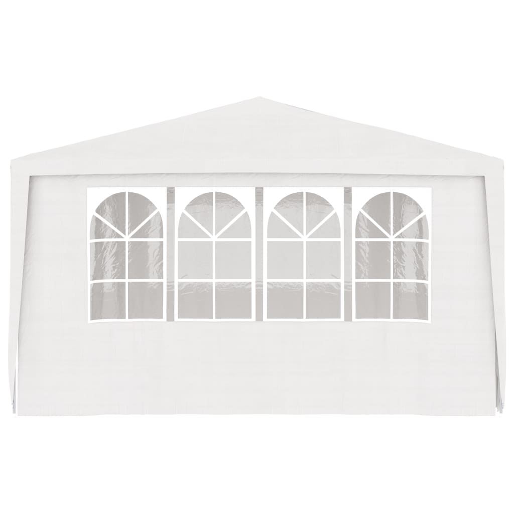 vidaXL Professional Party Tent with Side Walls 4x6 m White 90 g/m²