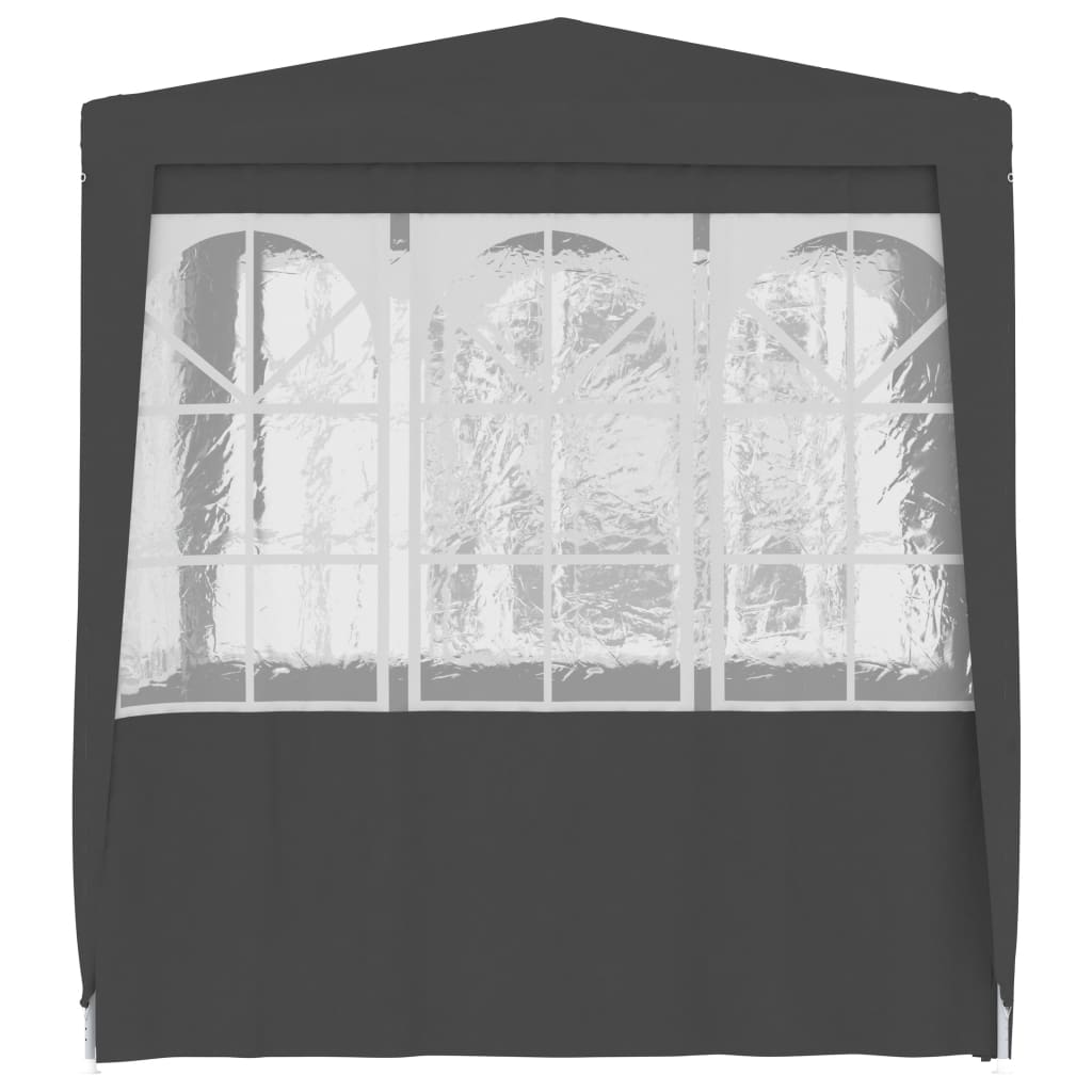 vidaXL Professional Party Tent with Side Walls 2x2 m Anthracite 90 g/m²