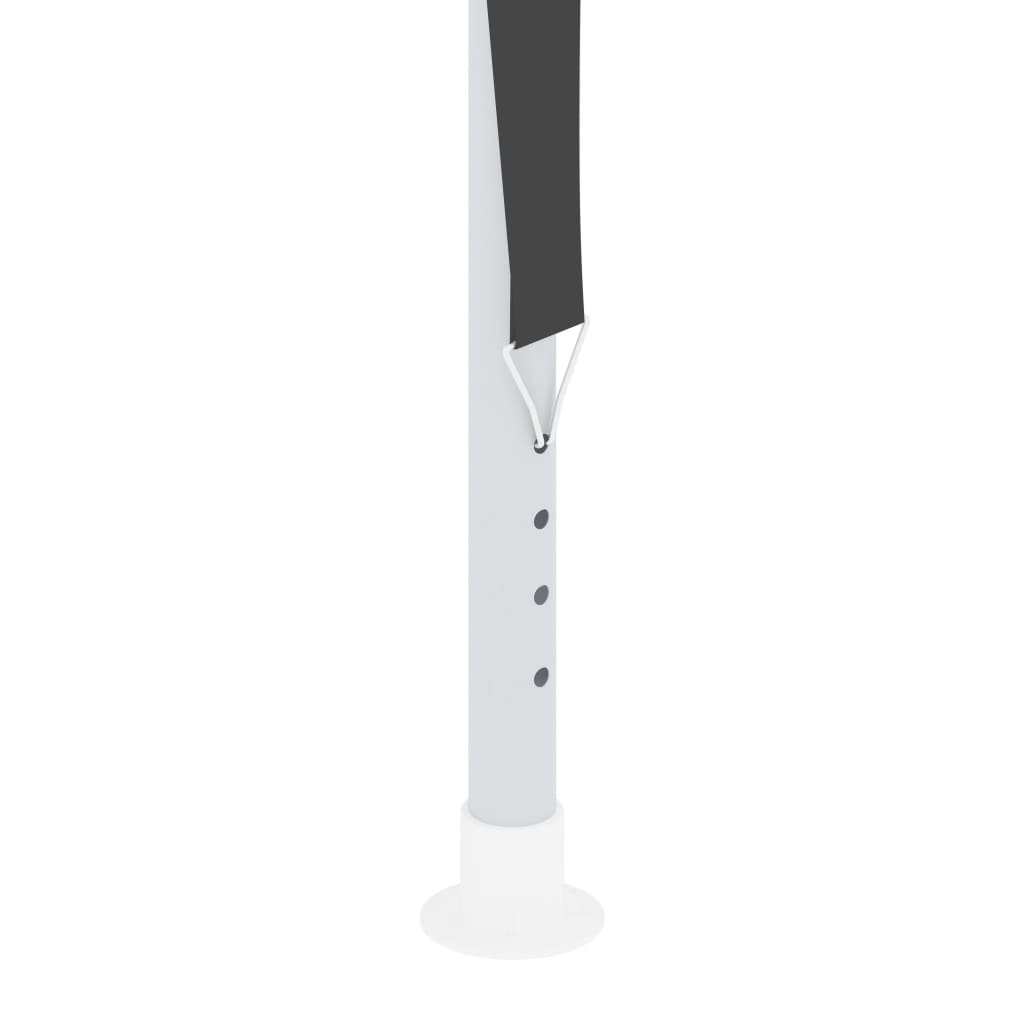 vidaXL Professional Party Tent with Side Walls 2x2 m Anthracite 90 g/m²