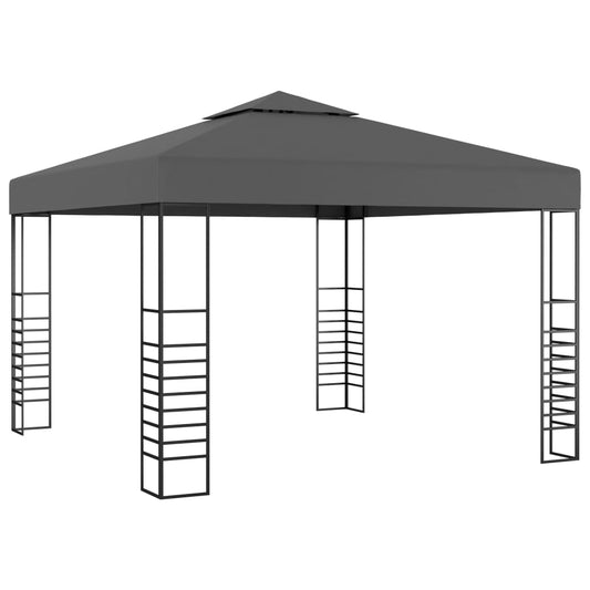 vidaXL Garden Marquee 3x3 m Anthracite