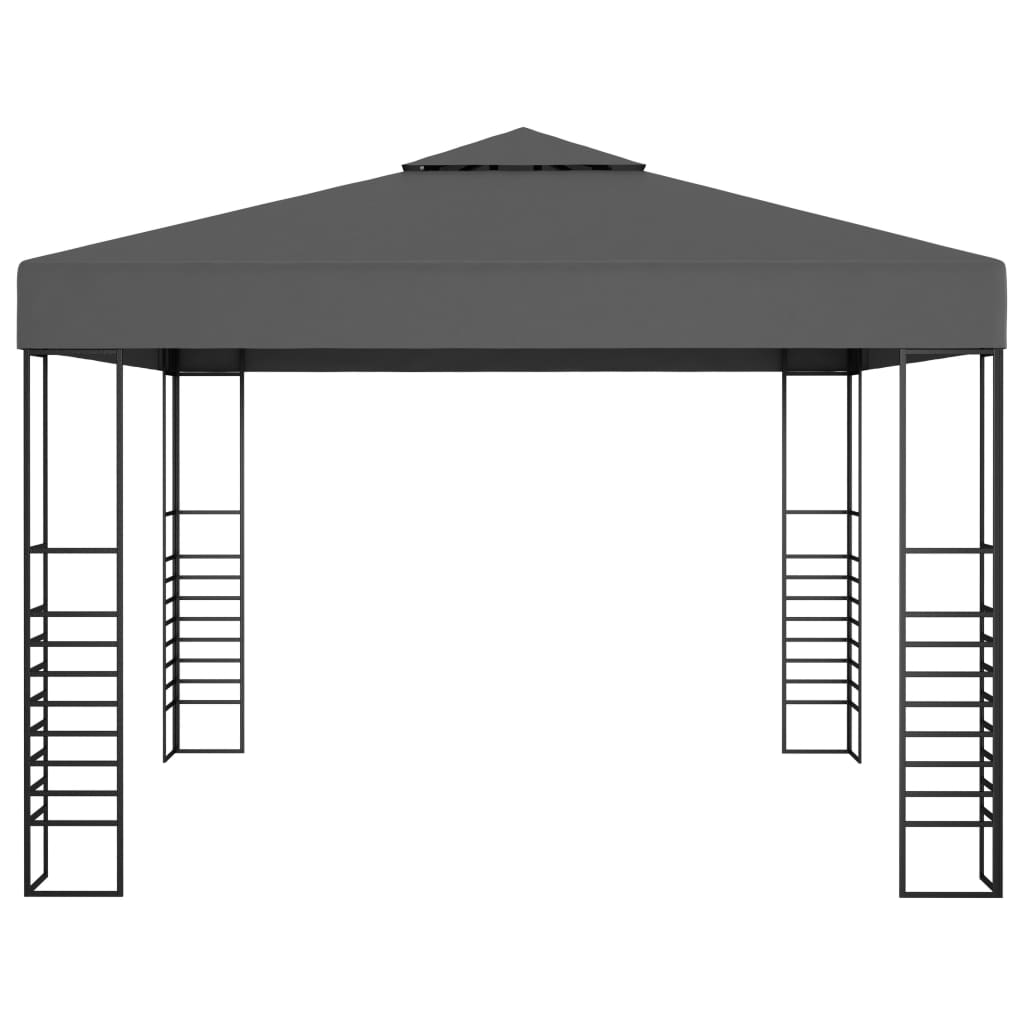 vidaXL Garden Marquee 3x3 m Anthracite