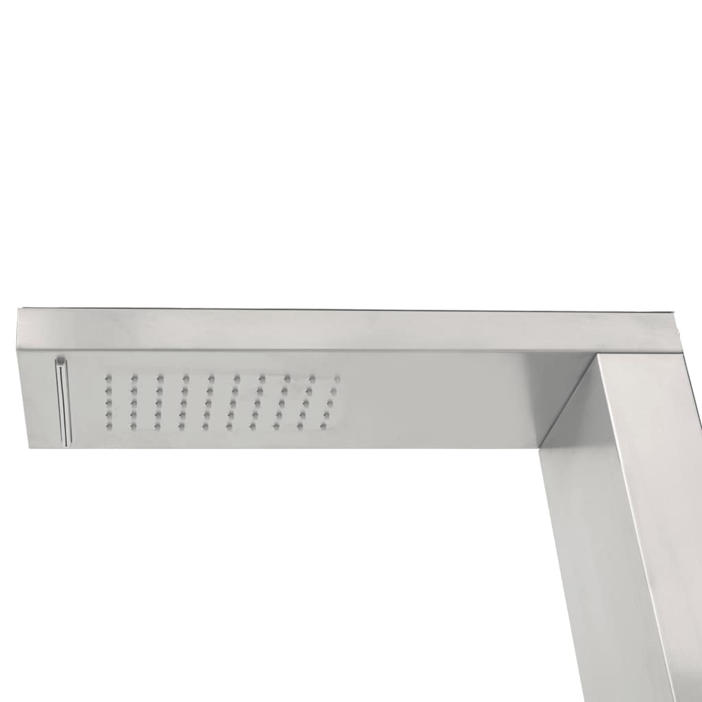 vidaXL Outdoor Shower Stainless Steel Square
