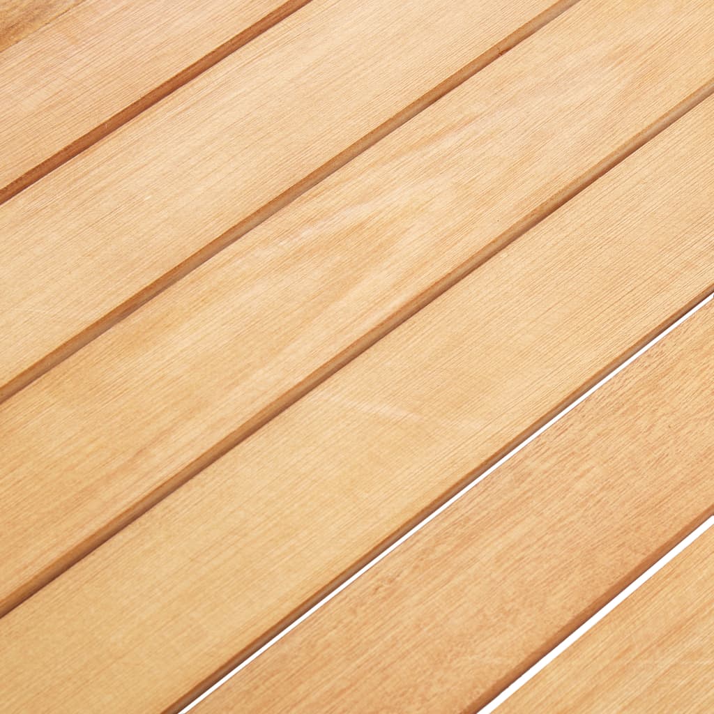 vidaXL 7 Piece Outdoor Dining Set Poly Rattan and Acacia Wood Black