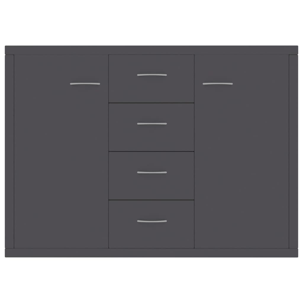 vidaXL Sideboard Grey 88x30x65 cm Engineered Wood