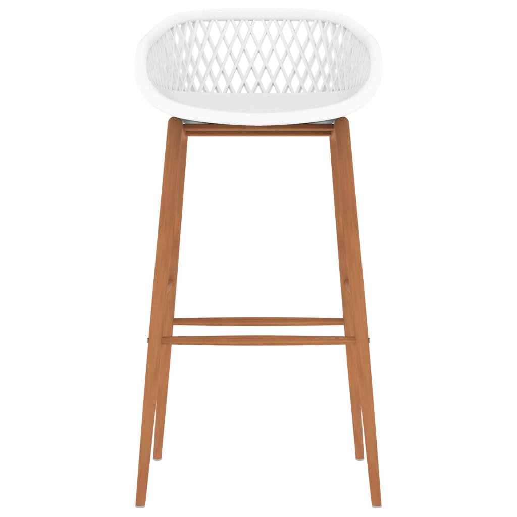 vidaXL Bar Chairs 4 pcs White