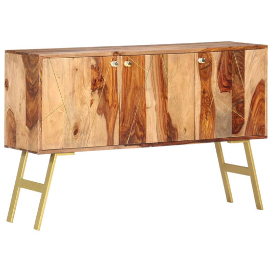 vidaXL Sideboard 118x30x75 cm Solid Sheesham Wood