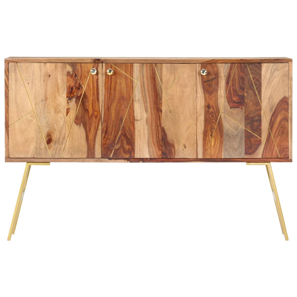 vidaXL Sideboard 118x30x75 cm Solid Sheesham Wood