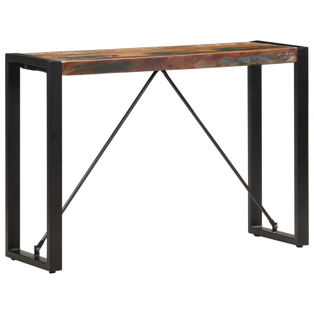 vidaXL Console Table 110x35x76 cm Solid Reclaimed Wood