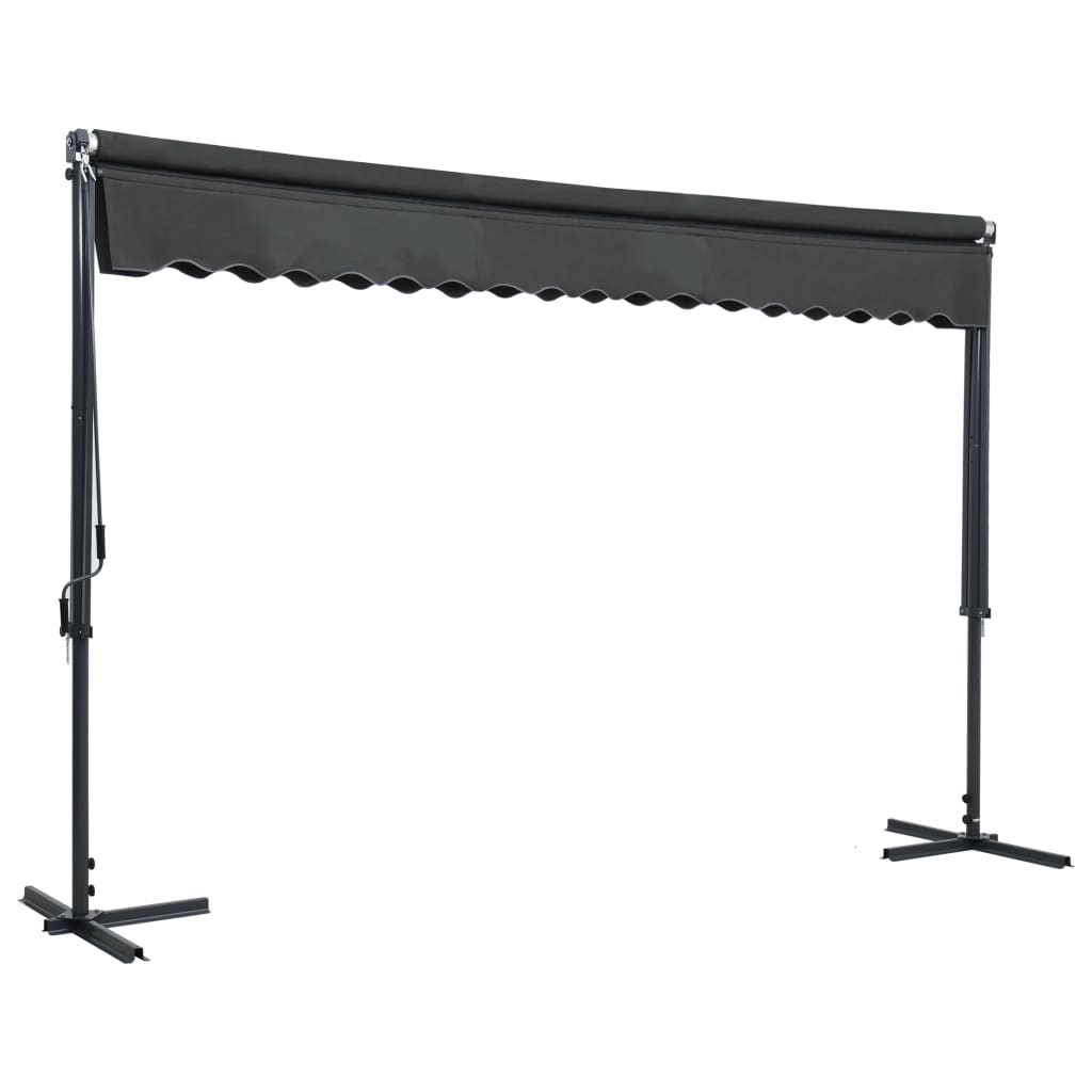 vidaXL Free Standing Awning 400x300 cm Anthracite