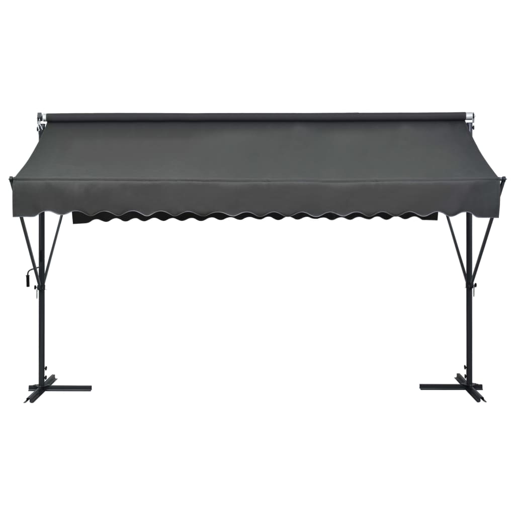 vidaXL Free Standing Awning 400x300 cm Anthracite