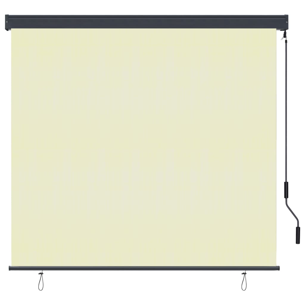 vidaXL Outdoor Roller Blind 170x250 cm Cream