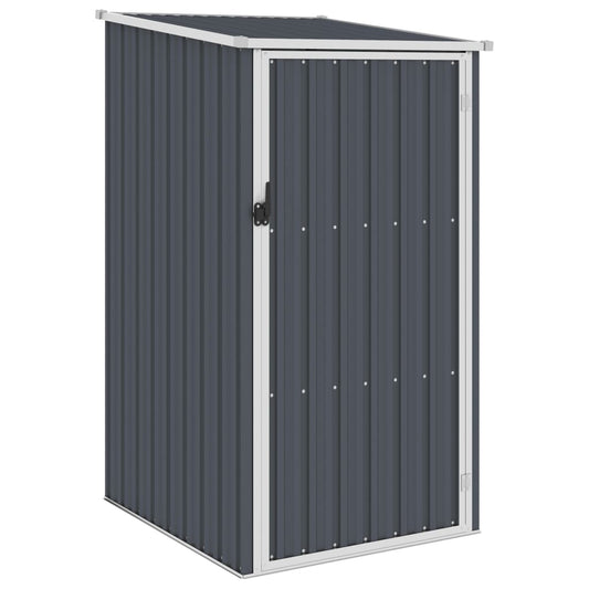 vidaXL Garden Shed Anthracite 87x98x159 cm Galvanised Steel