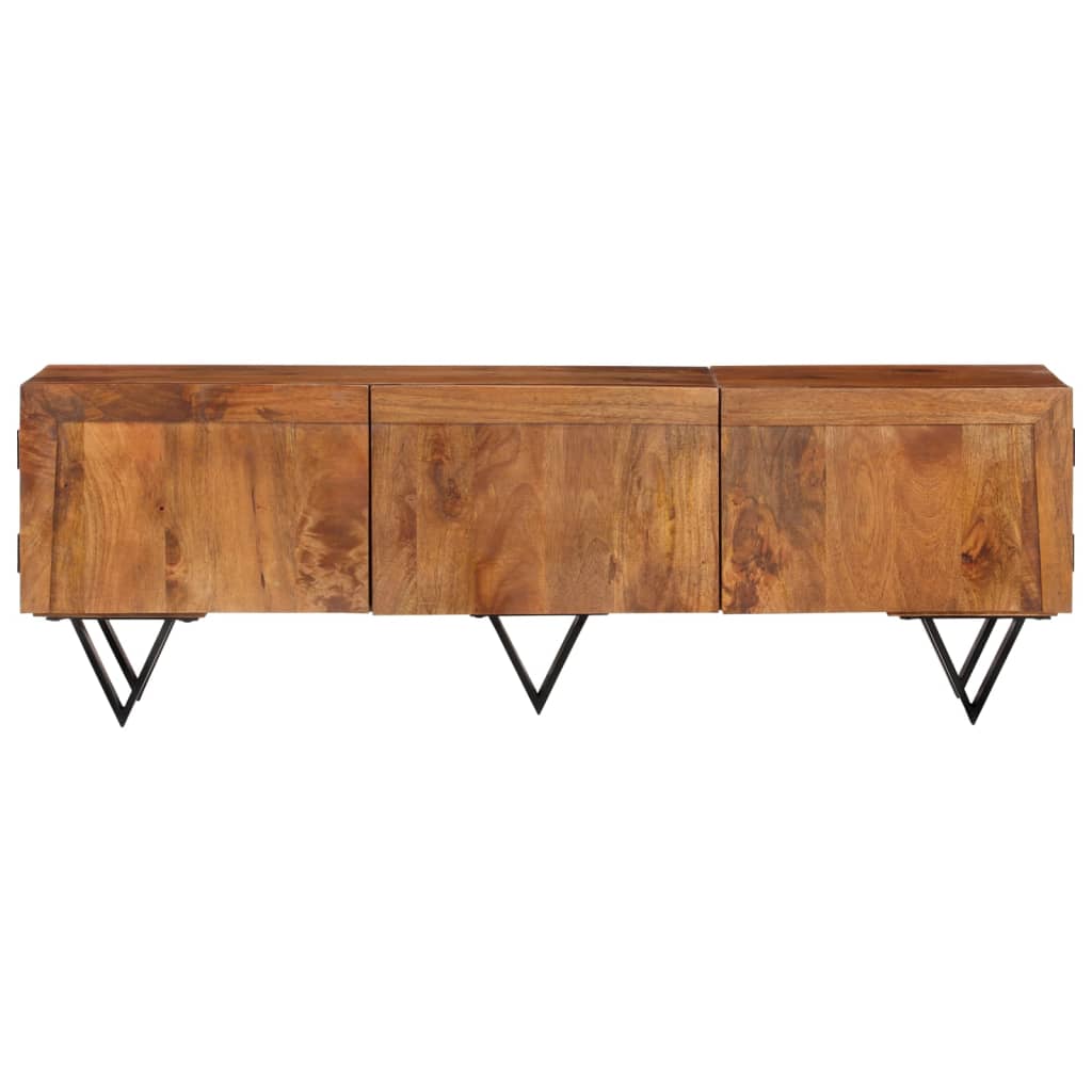 vidaXL TV Cabinet 140x30x46 cm Solid Wood Mango