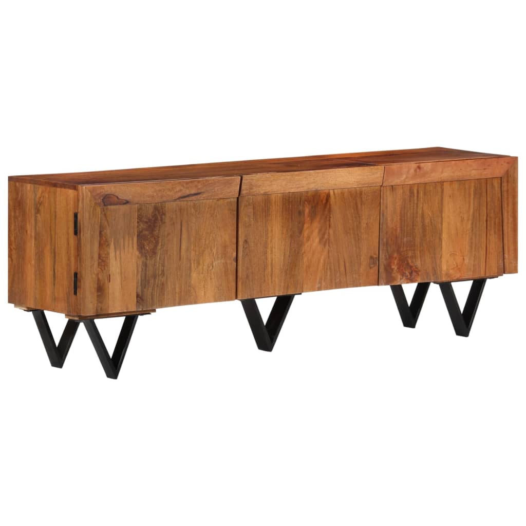 vidaXL TV Cabinet 140x30x46 cm Solid Wood Mango