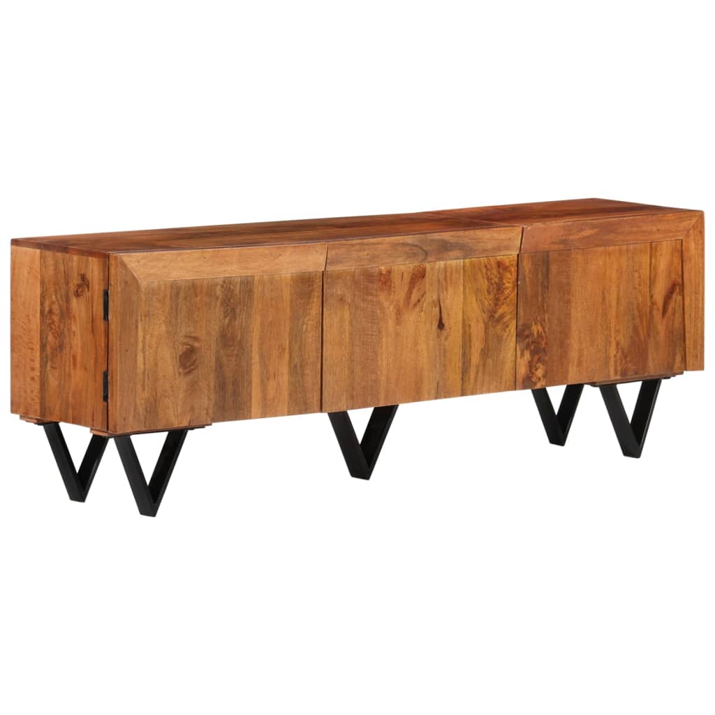 vidaXL TV Cabinet 140x30x46 cm Solid Wood Mango