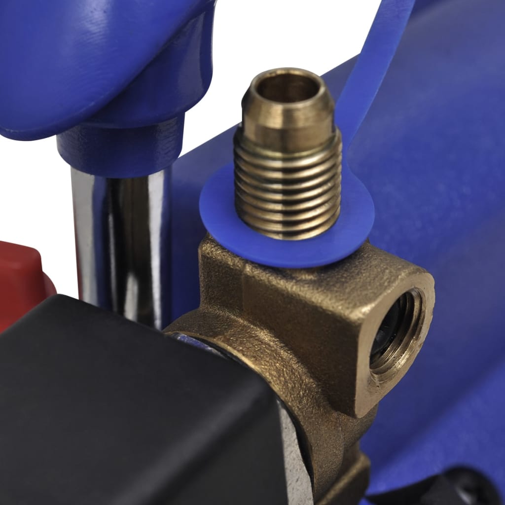 vidaXL Single Stage Vacuum Pump with 2-Way Manifold Gauge Set