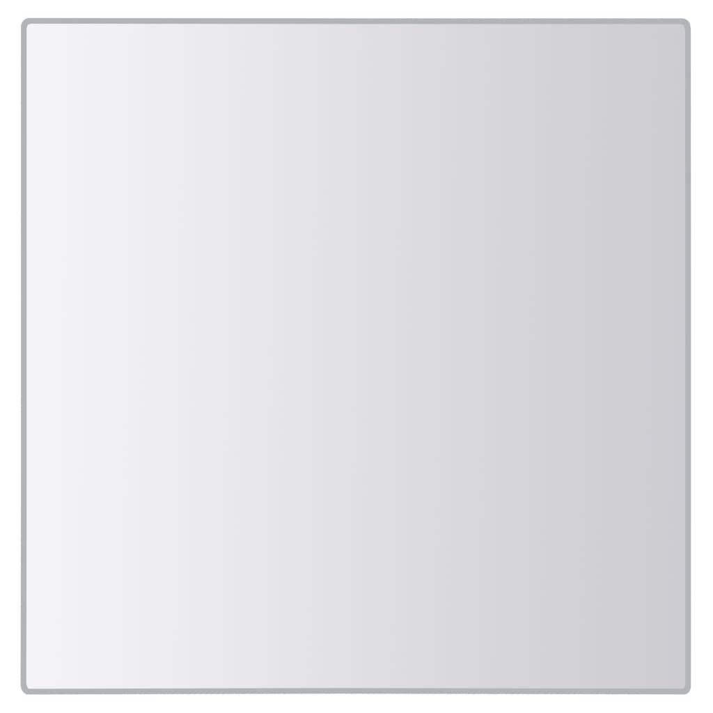 vidaXL 48 pcs Mirror Tiles Square Glass