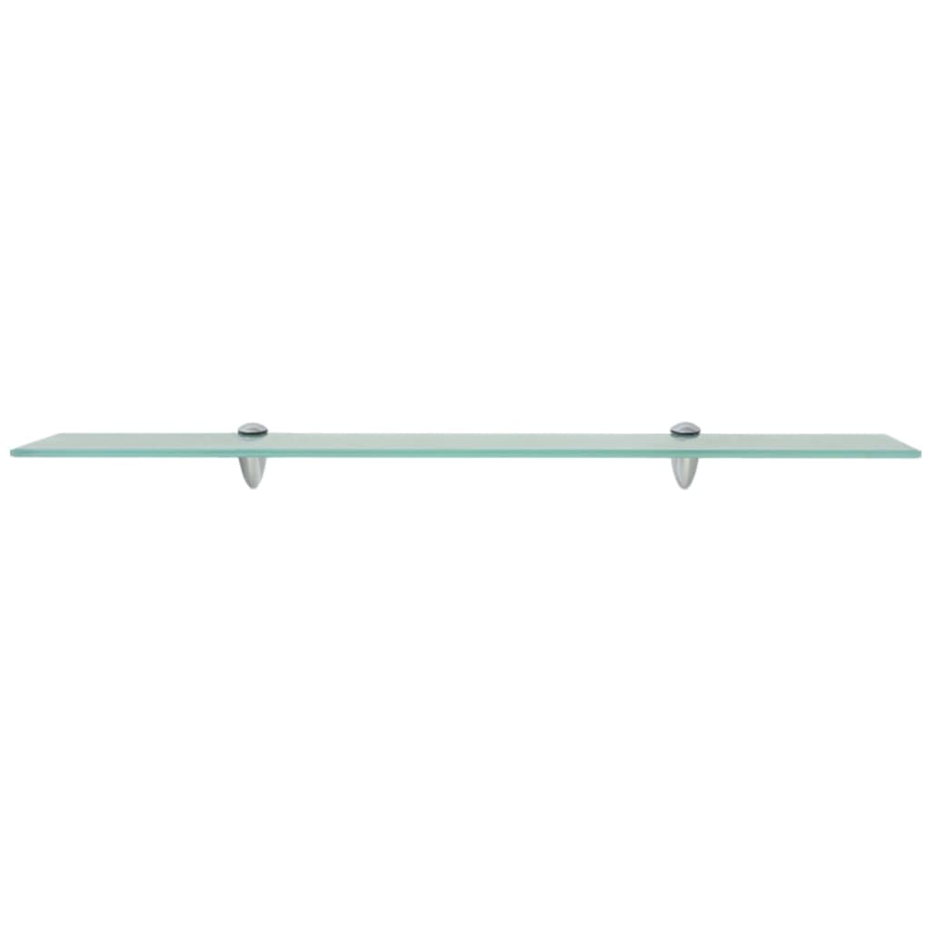 vidaXL Floating Shelves 2 pcs Glass 80x10 cm 8 mm