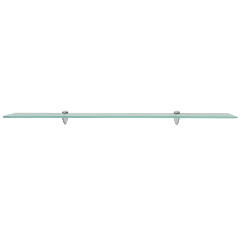 vidaXL Floating Shelves 2 pcs Glass 100x10 cm 8 mm