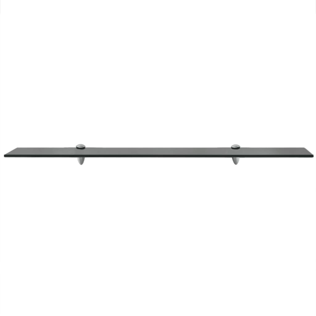 vidaXL Floating Shelves 2 pcs Glass 90x10 cm 8 mm