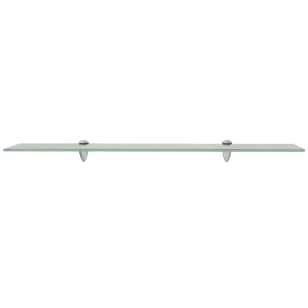 vidaXL Floating Shelves 2 pcs Glass 80x10 cm 8 mm