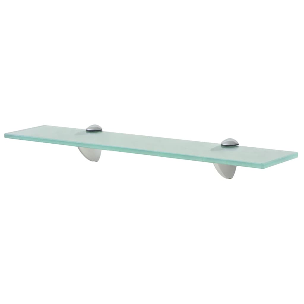 vidaXL Floating Shelves 2 pcs Glass 50x20 cm 8 mm