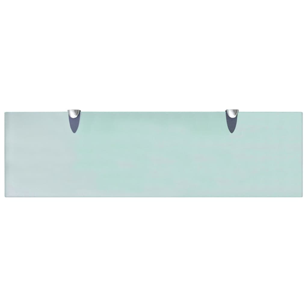 vidaXL Floating Shelves 2 pcs Glass 70x20 cm 8 mm