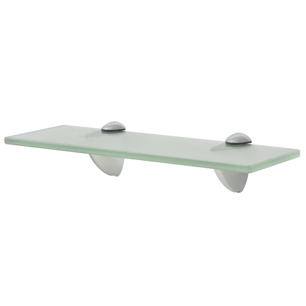 vidaXL Floating Shelves 2 pcs Glass 30x20 cm 8 mm