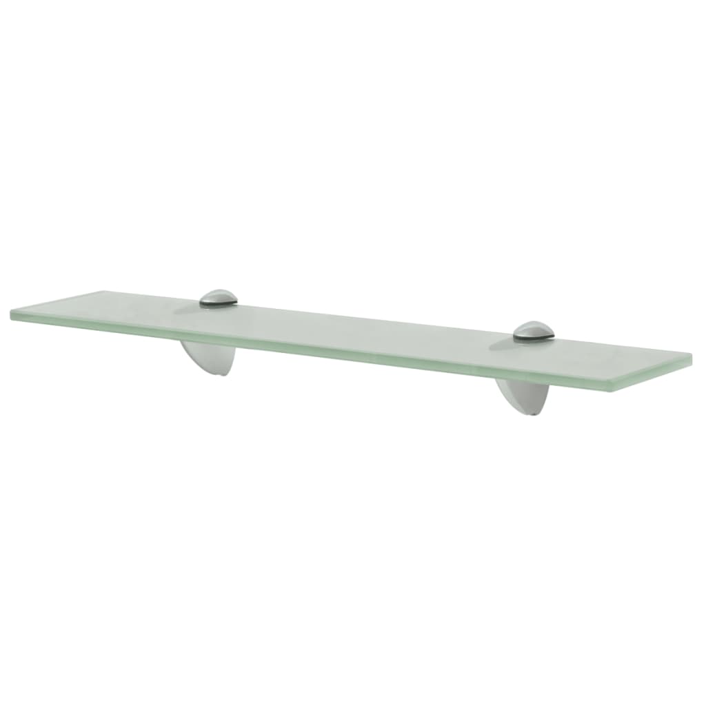vidaXL Floating Shelves 2 pcs Glass 50x20 cm 8 mm