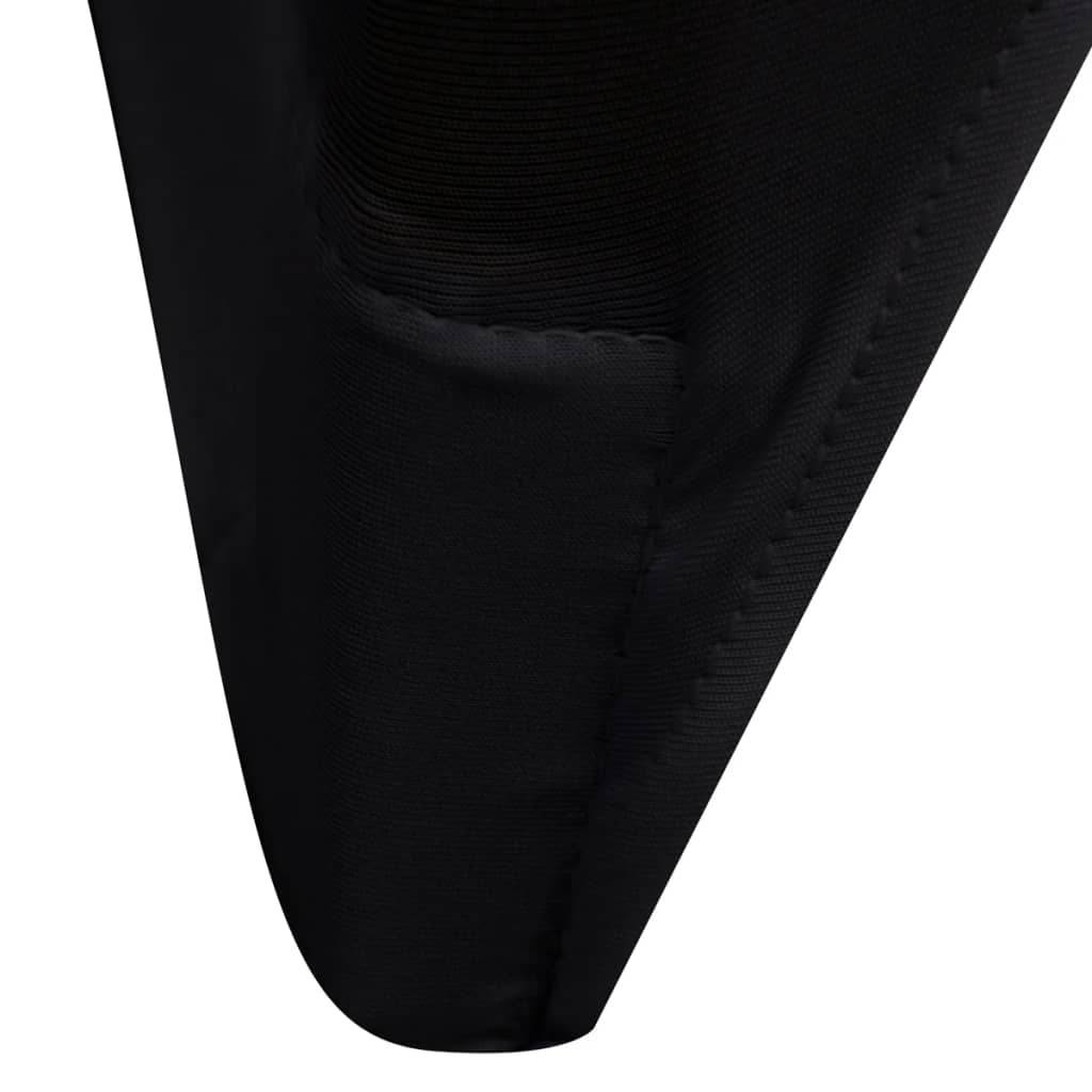 vidaXL Chair Cover Stretch Black 24 pcs