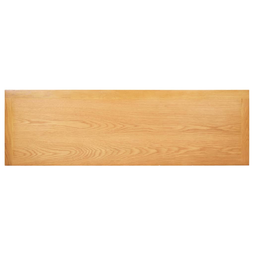 vidaXL Sideboard 110x33.5x70 cm Solid Oak Wood