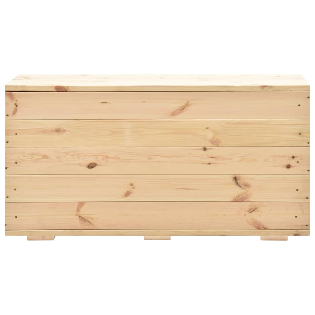vidaXL Storage Box 100x54x50.7 cm Solid Pine Wood