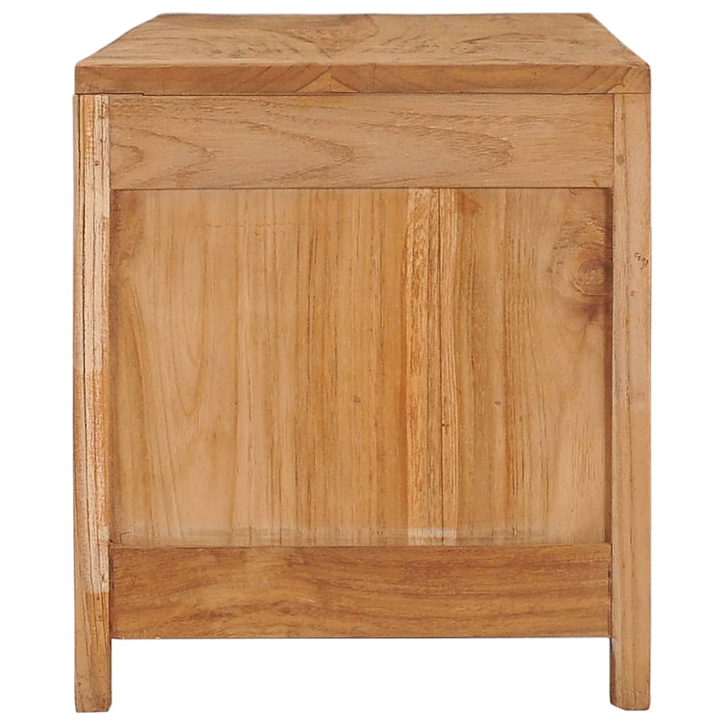 vidaXL TV Cabinet 100x30x35 cm Solid Teak Wood