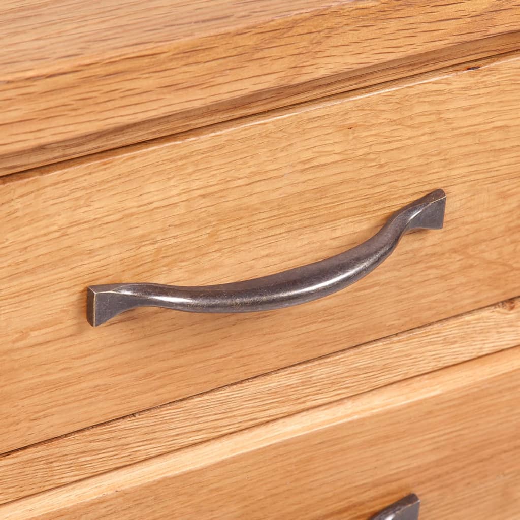 vidaXL Nightstands 2 pcs 40x30x54 cm Solid Oak Wood