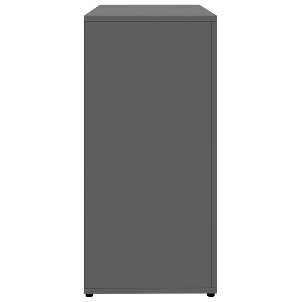 vidaXL Sideboard Grey 80x36x75 cm Engineered Wood