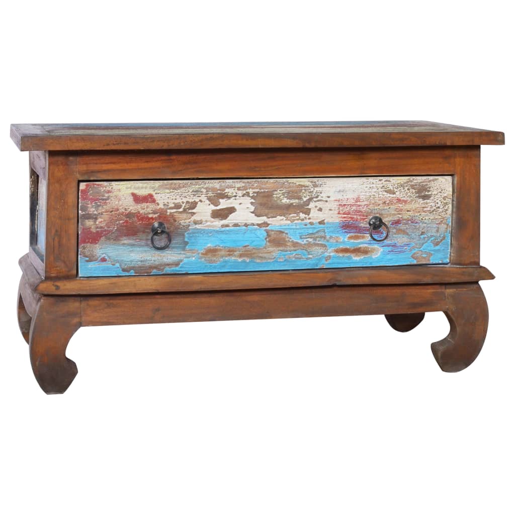 vidaXL Coffee Table 80x50x40 cm Reclaimed Teak Wood