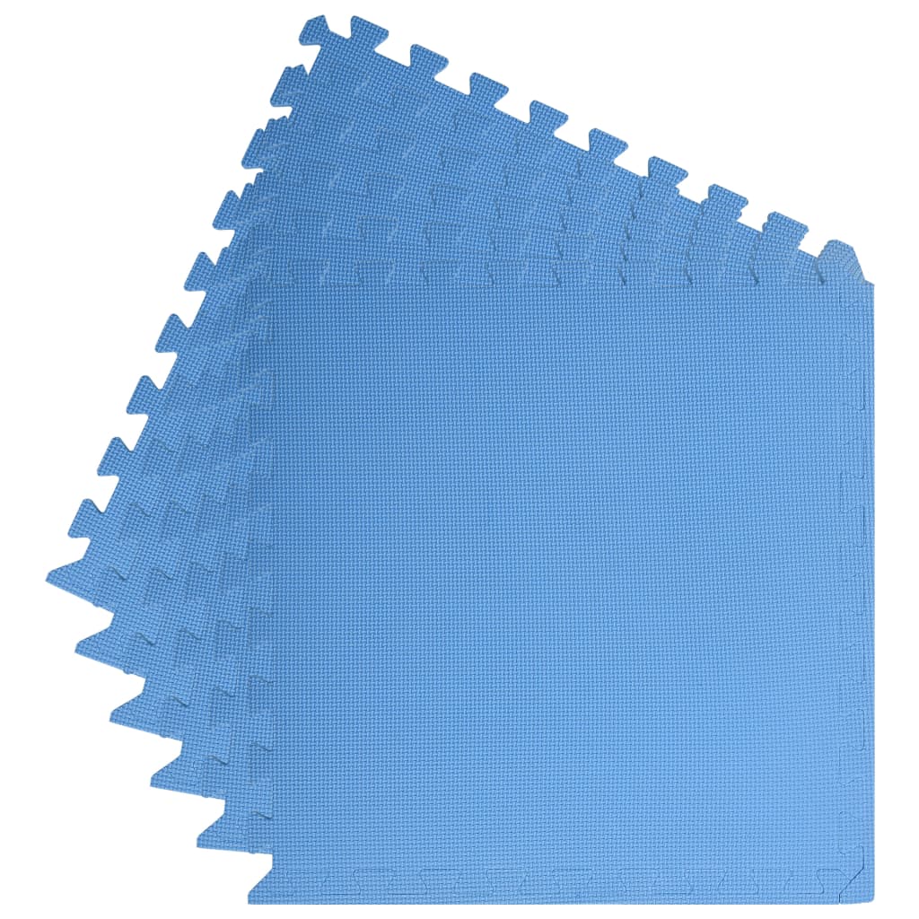 vidaXL Floor Mats 6 pcs 2.16 m² EVA Foam Blue