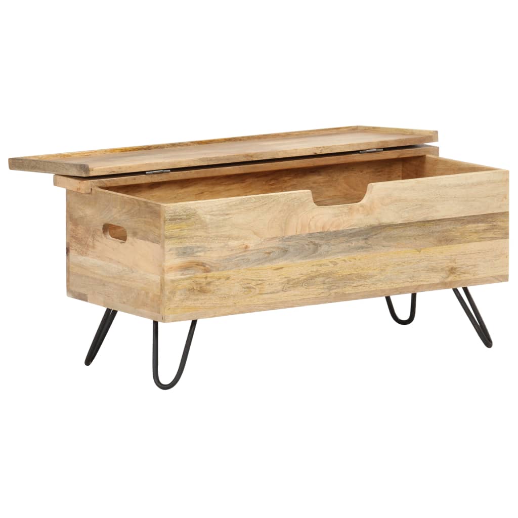 vidaXL Chest 90x40x45 cm Solid Mango Wood