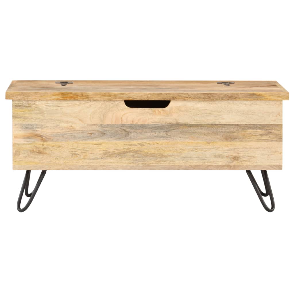 vidaXL Chest 90x40x45 cm Solid Mango Wood