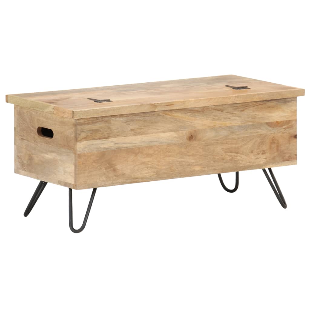 vidaXL Chest 90x40x45 cm Solid Mango Wood